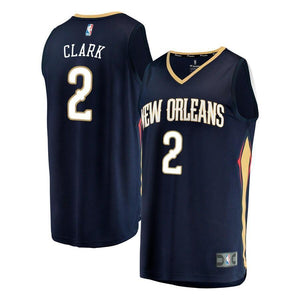 Ian Clark New Orleans Pelicans Fanatics Branded Fast Break Player Jersey - Icon Edition - Navy