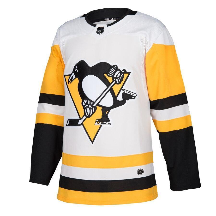 Pittsburgh Penguins adidas Away Blank Jersey - White