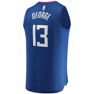 Paul George LA Clippers Fanatics Branded 2019/20 Fast Break Replica Jersey Blue - Icon Edition