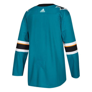 San Jose Sharks adidas Home Blank Jersey - Teal