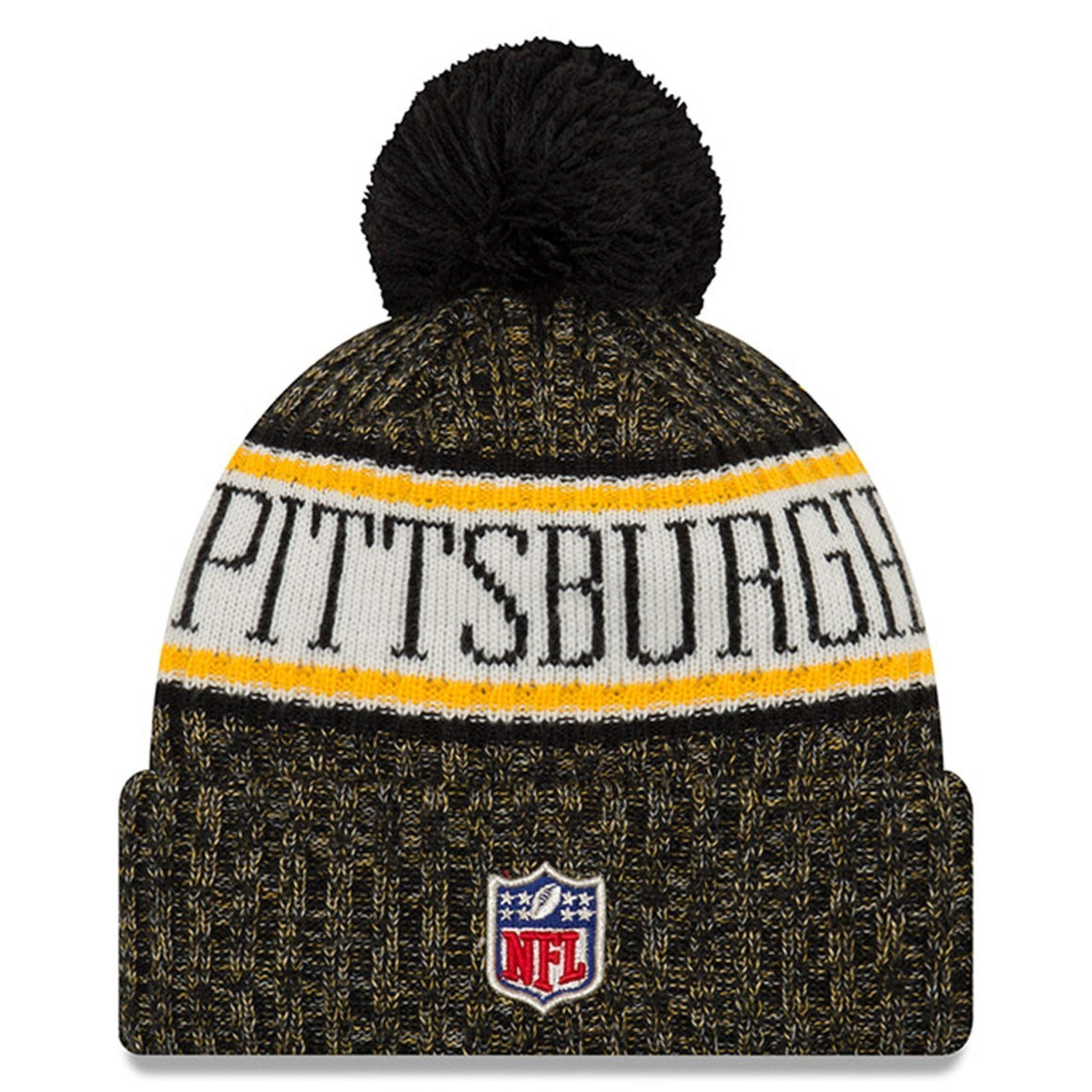 Pittsburgh Steelers New Era 2019 Knit Hat – Black