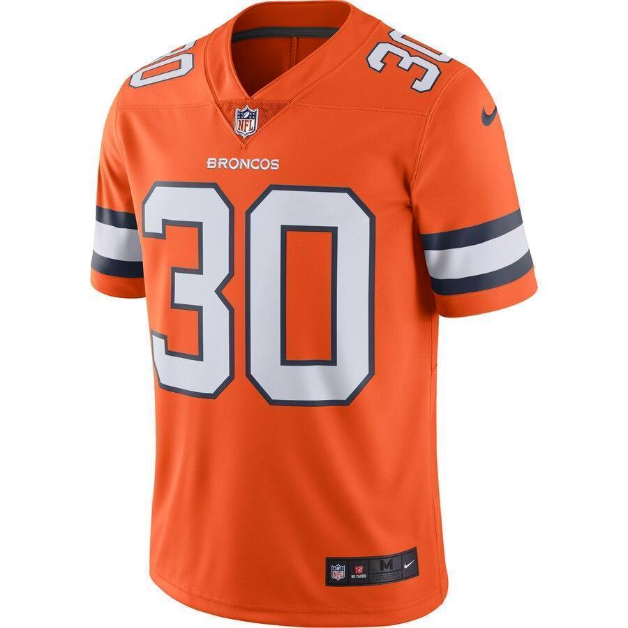 Phillip Lindsay Denver Broncos Nike Color Rush Vapor Limited Jersey - Orange