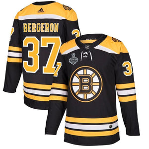 Patrice Bergeron Boston Bruins adidas 2019 Stanley Cup Final Bound Home Player Jersey - Black