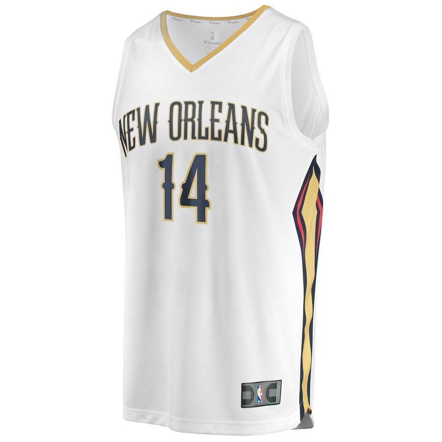 Brandon Ingram New Orleans Pelicans Fanatics Branded Fast Break Replica Jersey White - Association Edition