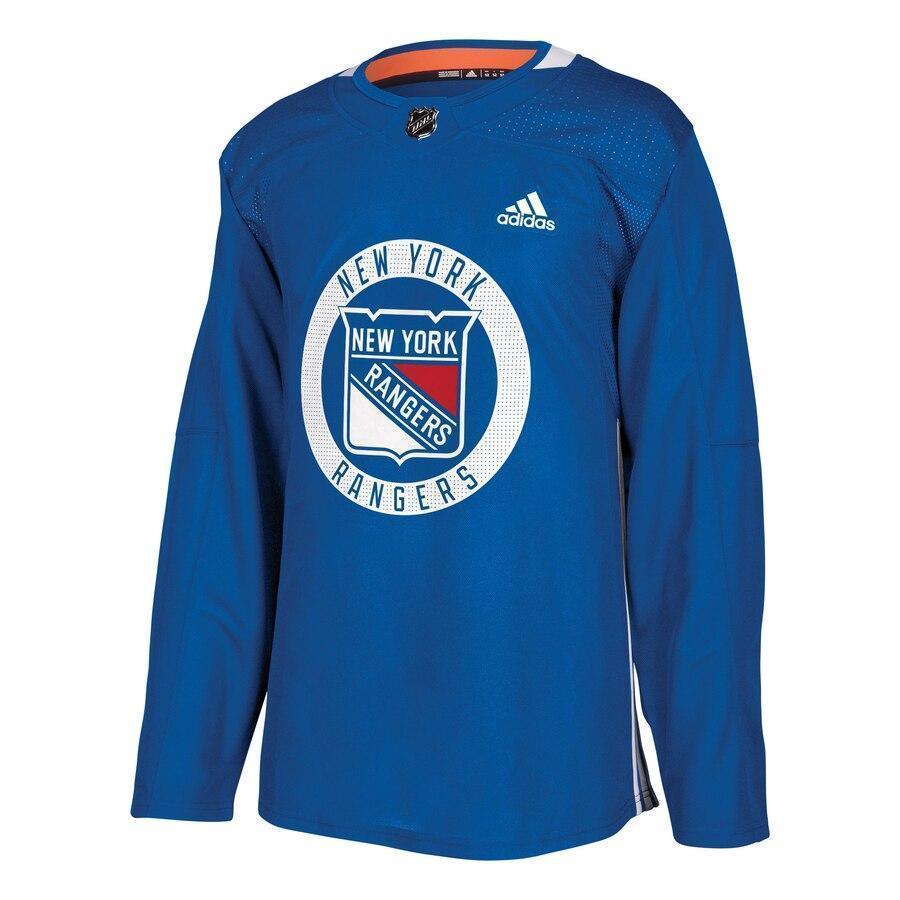 Henrik Lundqvist New York Rangers adidas Practice Player Jersey - Blue