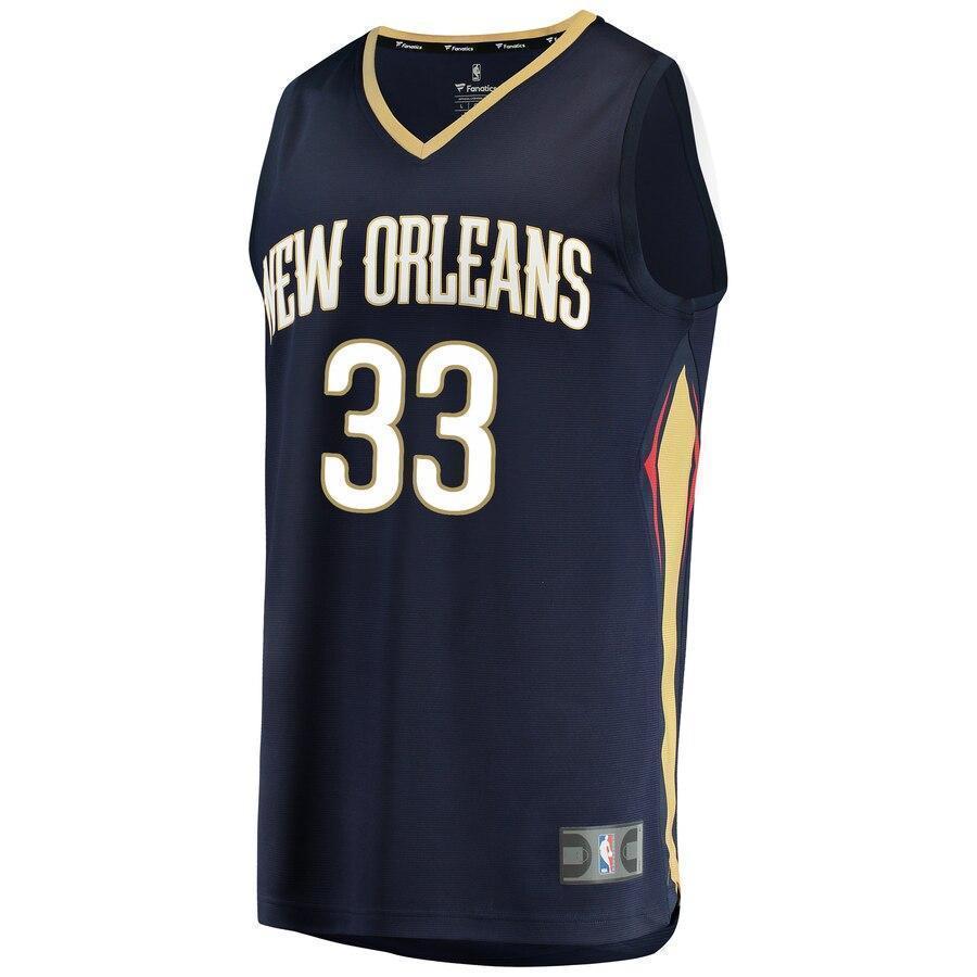 Garlon Green New Orleans Pelicans Fanatics Branded Fast Break Jersey - Icon Edition - Navy