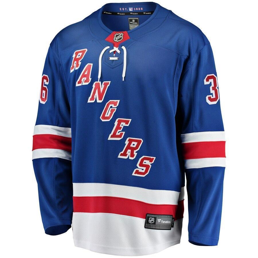 Mats Zuccarello New York Rangers Fanatics Branded Breakaway Player Jersey - Royal