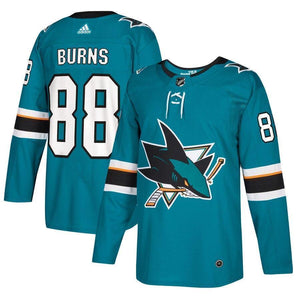 Brent Burns San Jose Sharks adidas Player Jersey - Teal