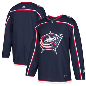 Columbus Blue Jackets adidas Home Blank Jersey - Navy